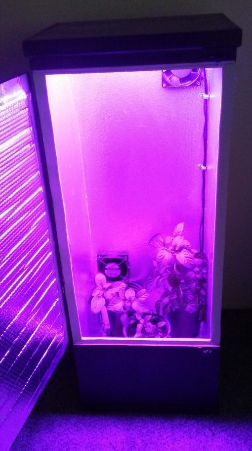4FT LED Hydroponic Stealth Grow Box Cabinet